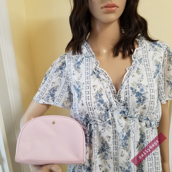 SERENDIPITY PINK MEDIUM DOME COSMETIC KATE SPADE - Picture 2 of 14